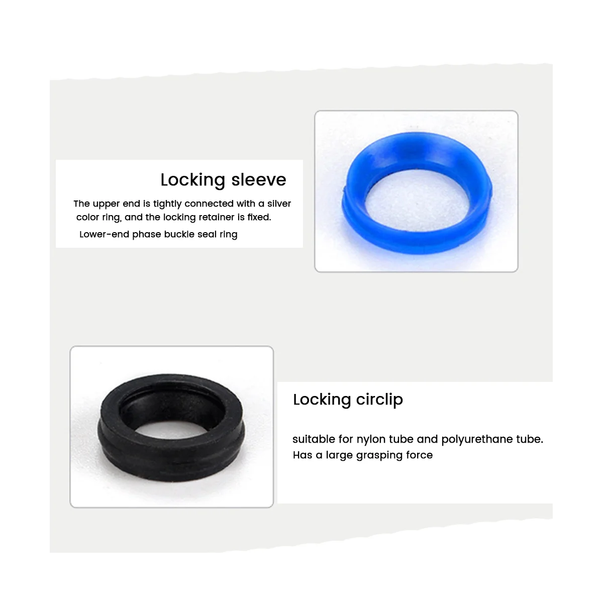 100 шт./партия быстроразъемные Пластиковые Пневматические фиттинги 6-8 мм 6-10