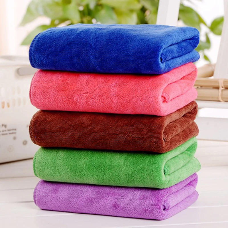 

30x70 CM Microfiber Car Cleaning Towel Automobile Motorcycle Washing Glass Household Cleaning Small Towel