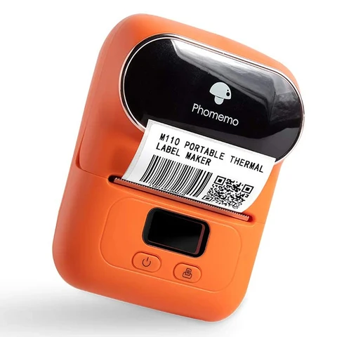Phomemo M110 устройство для изготовления этикеток мини-принтер этикеток портативный принтер для клейких наклеек этикетировочная машина 20-50 мм для домашнего офиса и школы