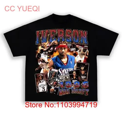 Футболка Allennn Iversonn графическая футболка подарок для нее Него мамы