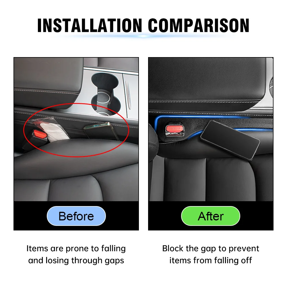 Заглушка зазора автомобильного сиденья органайзер для защиты от протечек