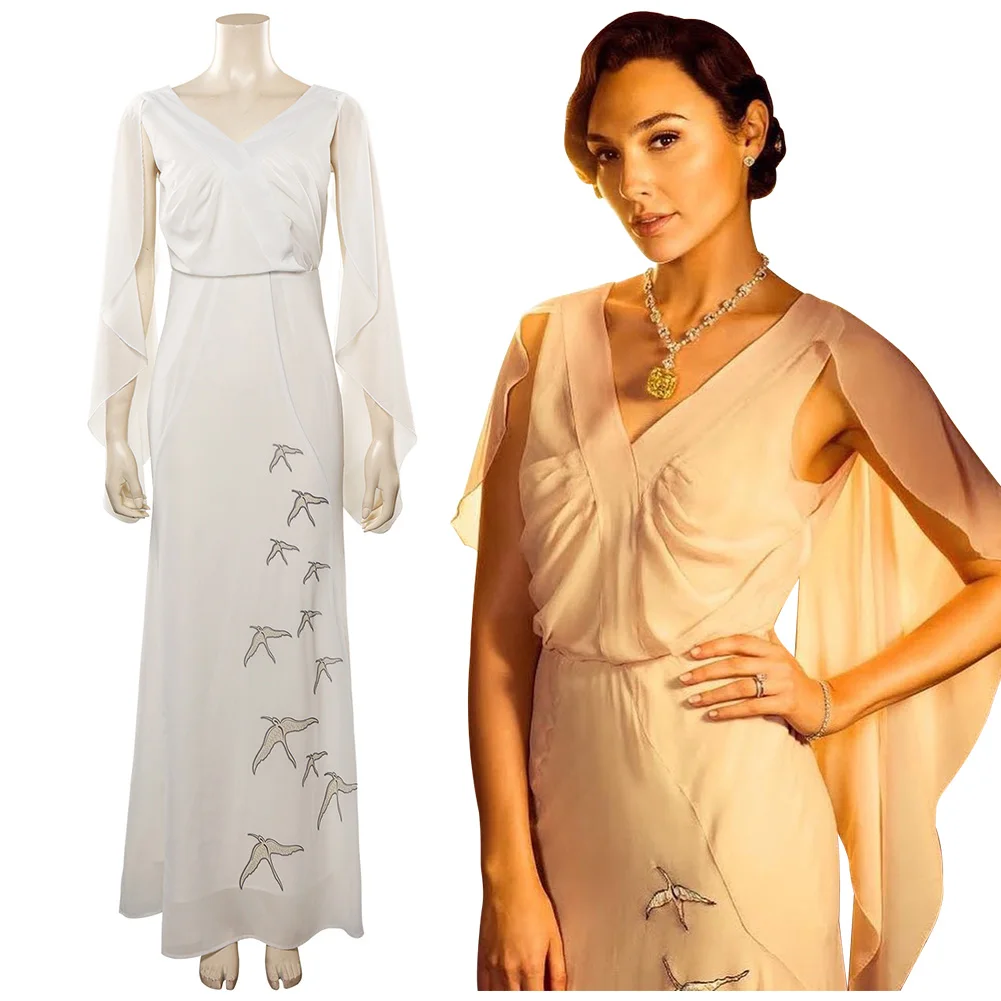 

Death on the Nile -Linnet Ridgeway Doyle-Gal Gadot Cosplay Costume Dress Outfits Halloween Carnival Suit