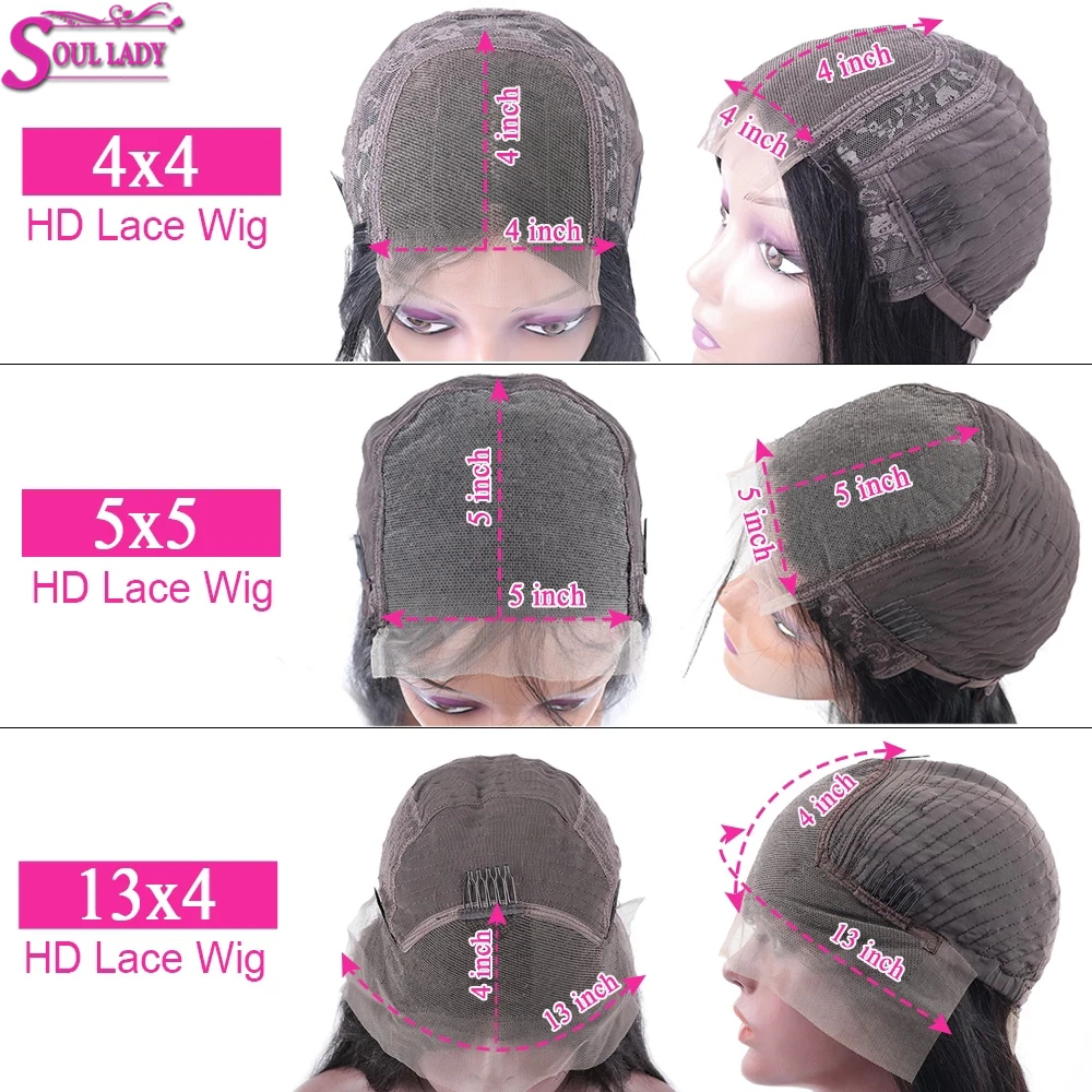 Body Wave 5x5 Lace Closure Wig Brazilian Hair Body Wave HD Lace Front Wig Human Hair 13x4 Wet And Wavy Lace Front Wig For Women