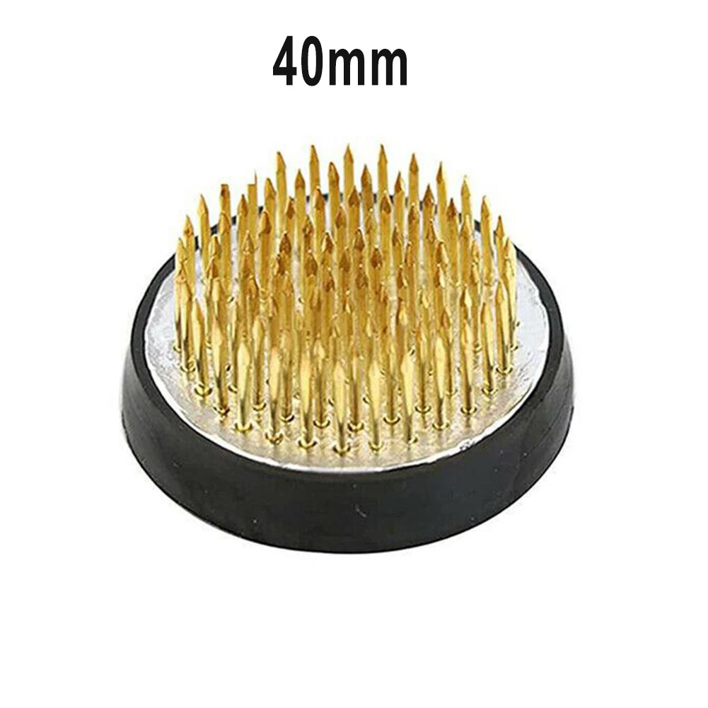 

Round For Ikebana Kenzan Flower Base Holder Spiky Frog Fixed Tool Floral Arrange Art Fixed Arranging Tools