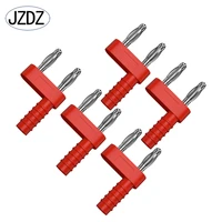 jzdz 5pcs 4mm banana plug connector short circuit plug female terminal couple adapter j 20003