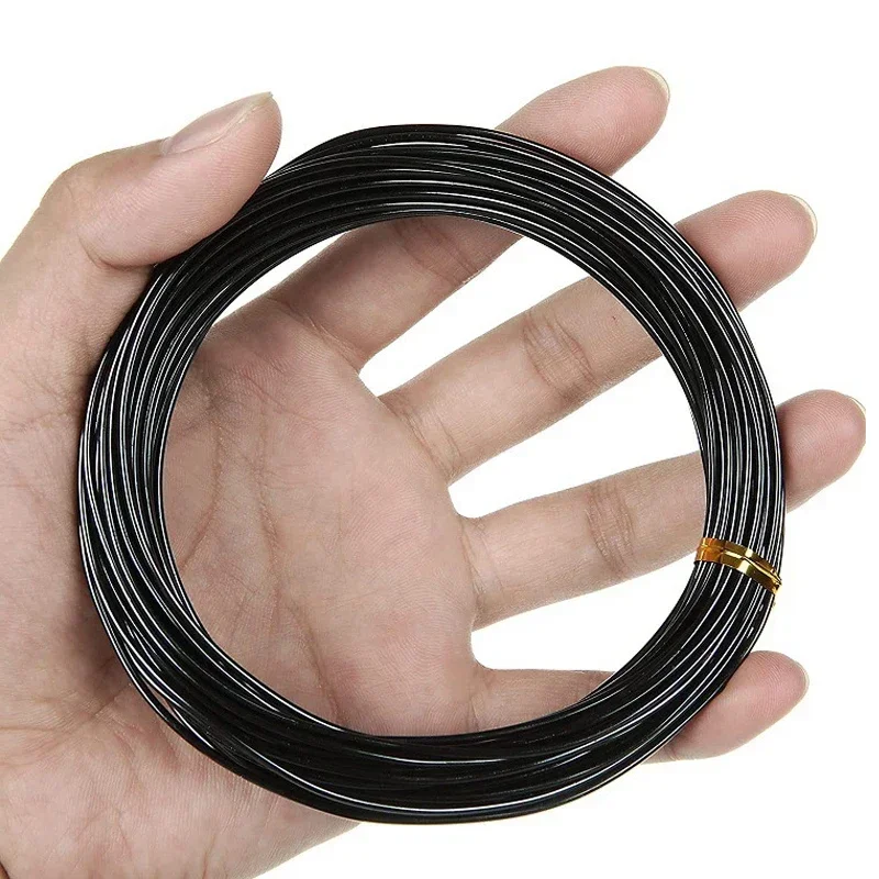 5 м/10 м рулоны проволоки для бонсай анодированный алюминий тренировочная