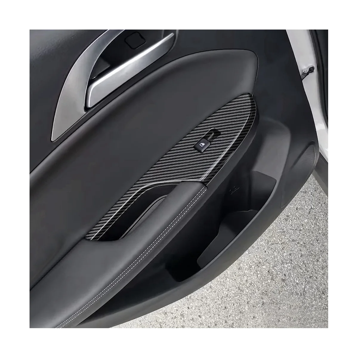 Для Vinfast E34 VF-E34 2021-2023 подлокотник для двери из углеродного волокна