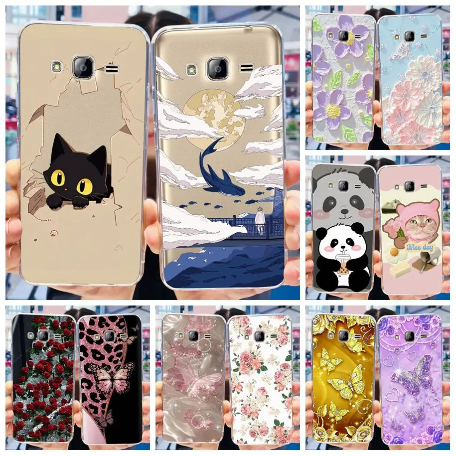 Ударопрочный чехол для Samsung Galaxy Grand Prime Case G530 G530H G531 милые Мультяшные прозрачные