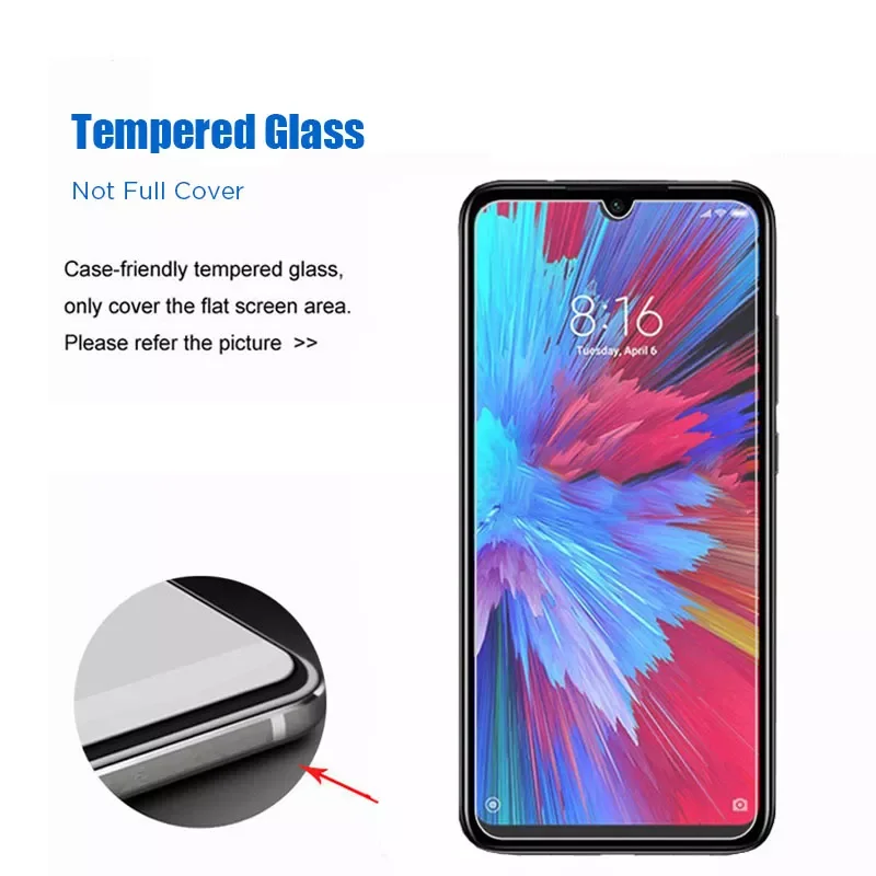 Original glass for xiaomi redmi note 10 9 8 pro 10s  9t 9a 9c NFC 7 Pro Max protective glass For Note 9s 11 9at 10 9t 7a 10t Pro