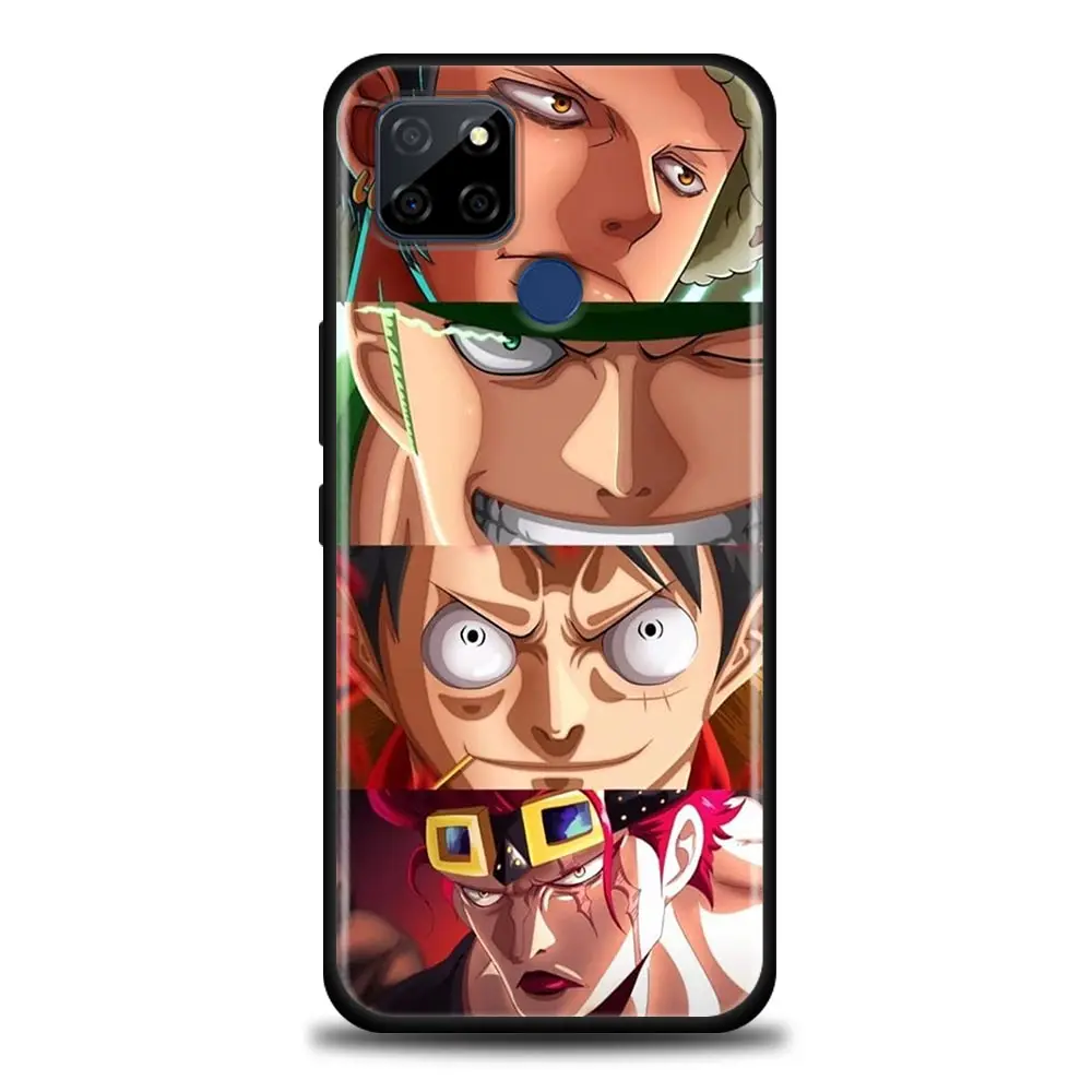 one piece luffy anime phone case for oppo a3s a5s a7 a9 a15 a31 a63 a54 a52 find x2 reno 3 4 5 6 pro 5g silicone back cover zoro free global shipping