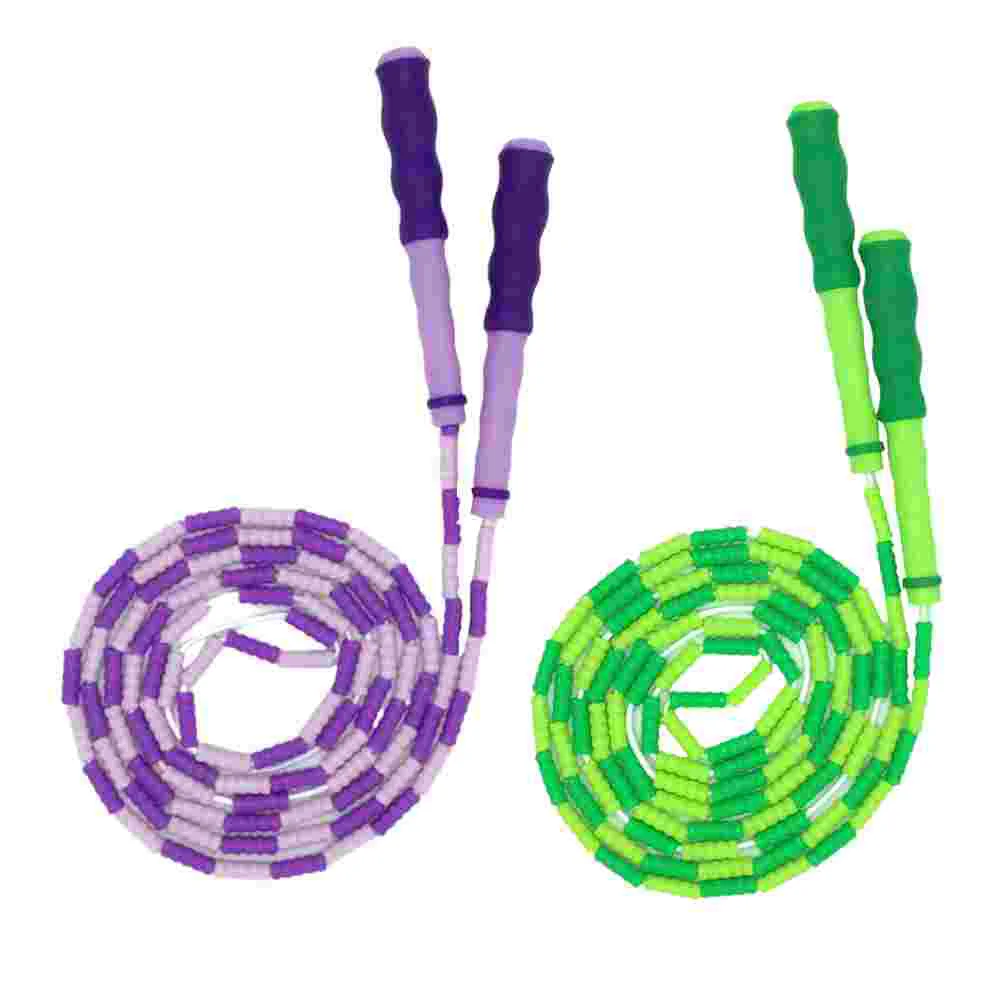 

Rope Jumping Exercise Fitness Jump Exercice Game Cordes Kid Sauter À Corde Ropes Purple Indoor Workoutelastic Skipping Greend