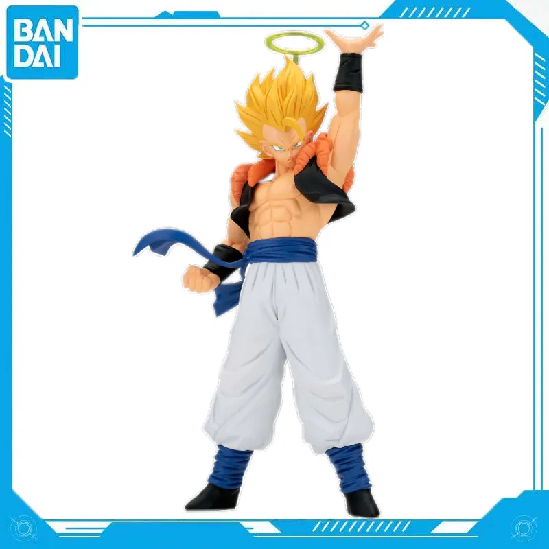 Bandai натуральная аниме Dragon Ball Z Gogeta Super Saiyan ПВХ 17 см персонаж боевая сцена фигурка