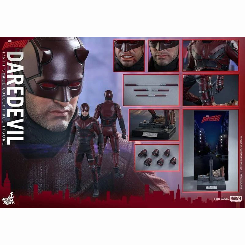 

In Stock Original Hottoys HT 1/6 Daredevil TMS003 Marvel Anime Action Figures Collection Model Toys