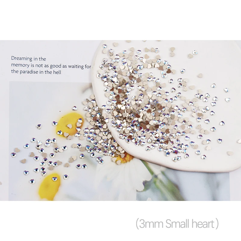 Мини серии Flatback блестящая луна светильник цветной дизайн ногтей Стразы 3D Камень