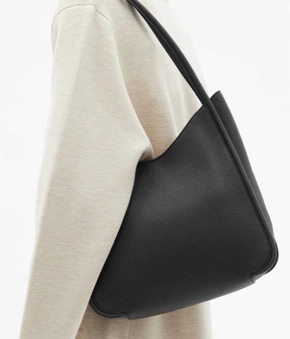 Женская сумка через плечо из зернистой кожи