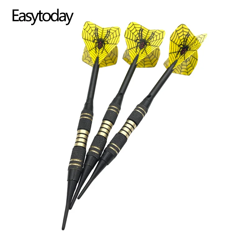 

3Pcs/set Dart Flights Professional Soft Tip Electronic Darts Metal Barrel Aluminum Shafts Entertainment Games Set Box