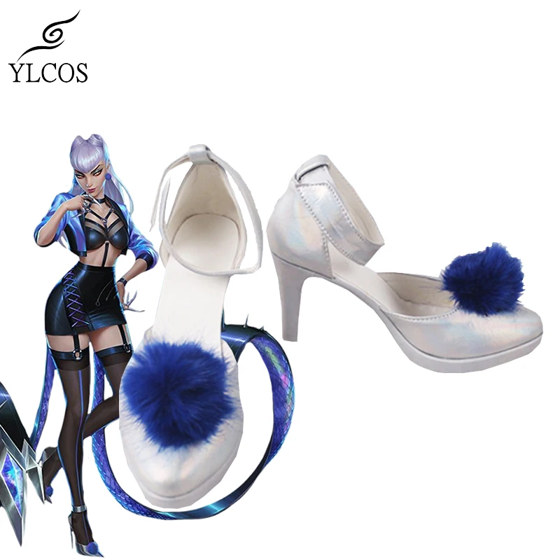 

Игра LOL 2020 Новинка KDA All Out Evelynn обувь для косплея Хэллоуин вечерние сапоги на заказ