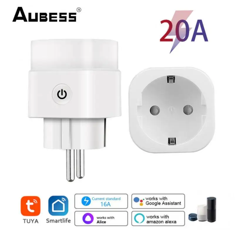 

Смарт-розетка Aubess с поддержкой Wi-Fi, 16 А/20 А