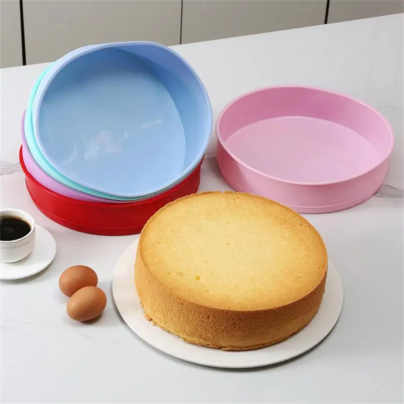 

Silicone Cake Mold Round Chocolate Molds Six-inch Baking Dishes Pastry Bakeware Desserts Mousse Moulds Baking Pan Kitchen Tools