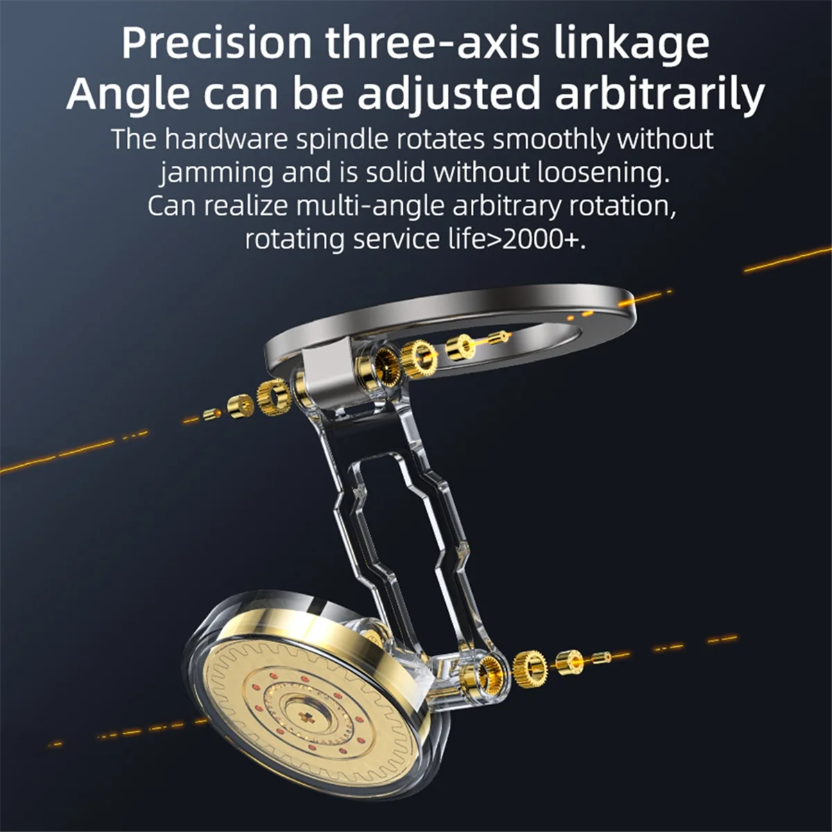 Магнитный складной держатель для телефона 360° ° Вращающийся магнитный