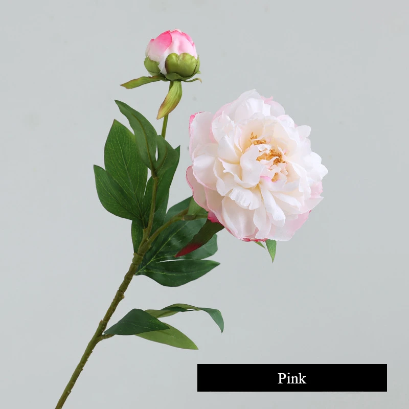 

Искусственные пионы из шелка