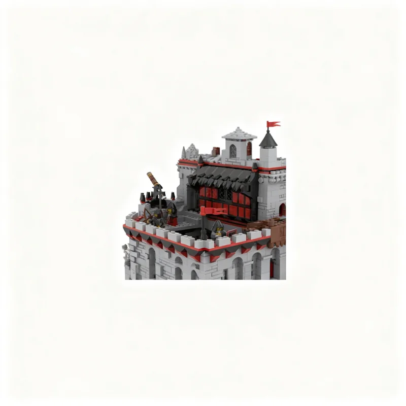 Фото 5337 деталей MOC Замок Бэтлорда, Модель Рыцарей Замка, Конструктор, Подарки на Рождество, Декоративные Кирпичики №3