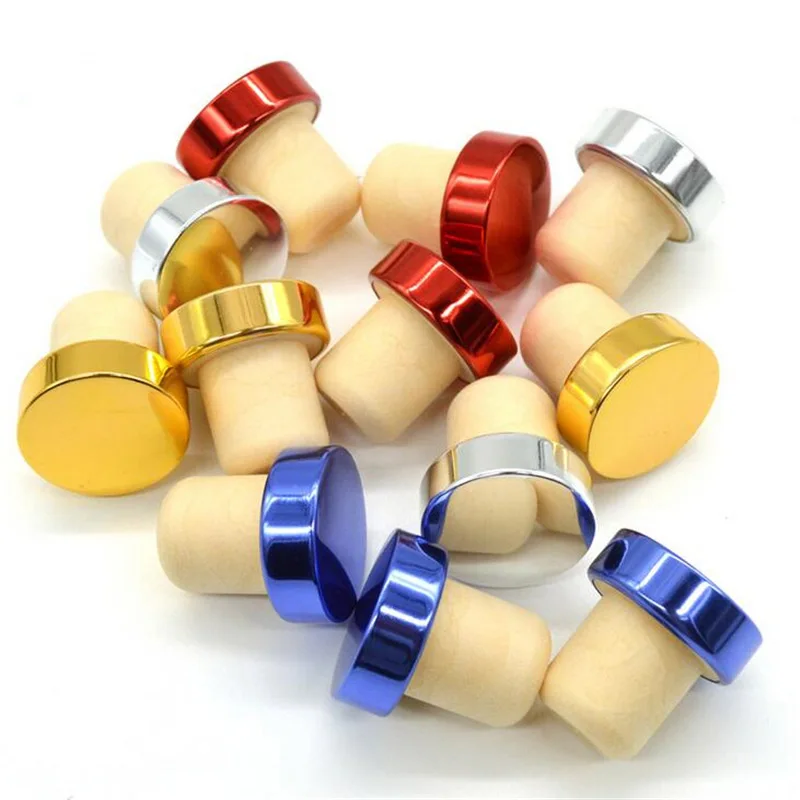 

3pcs T-shape Wine Stopper Leak free Red Wine Cork Bottle Plug Bar Tool Sealing Cap Corks For Beer Barware Tools Bottle Stopper