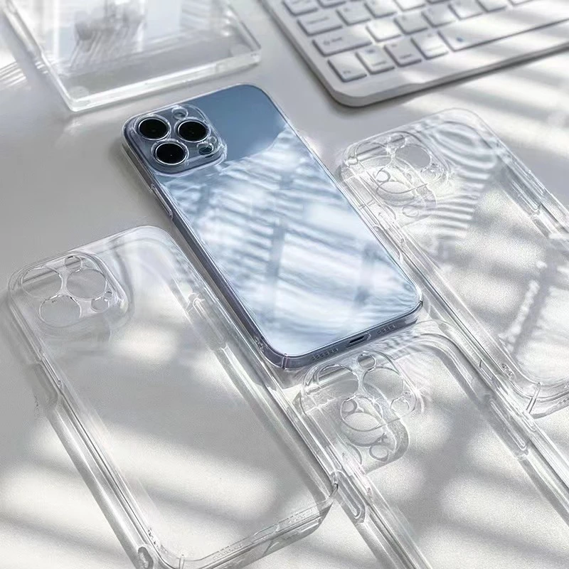 Роскошный прозрачный чехол из поликарбоната для телефона iPhone 15 14 Plus 13 12 11 Pro Max