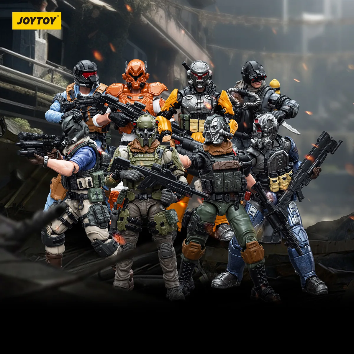 JOYTOY Dark Source Hardcore Coldplay Ежегодный рейнджер Второй мировой войны Военный PLA Набор