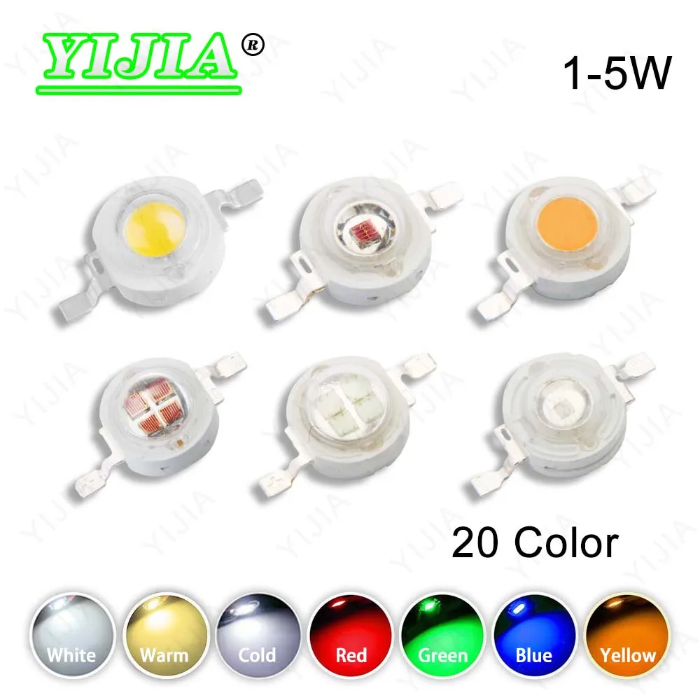 

Светодиодные чипы YJ-1/3/5W