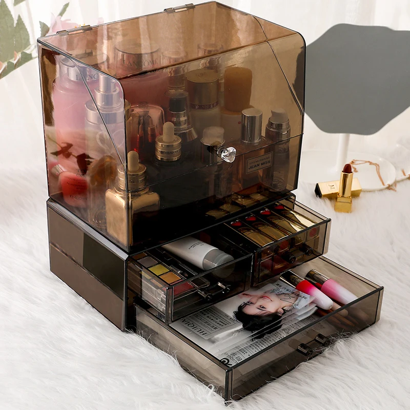 Органайзер для косметики коробка хранения ювелирных изделий органайзер