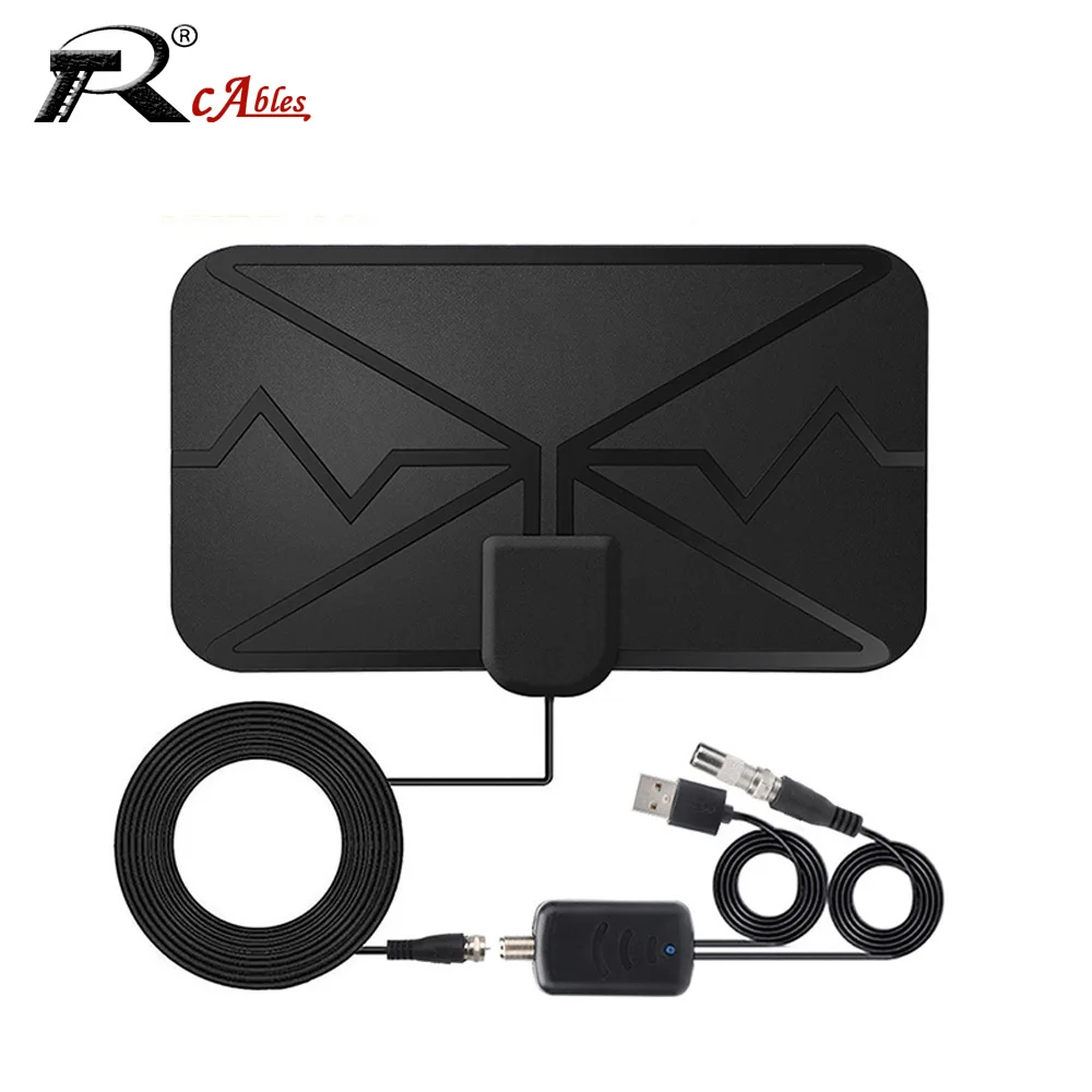 Антенна 3600 миль DVB-T2 HDTV с усилителем 1080P для автомобилей RV путешествие внутренняя умная телевизионная.