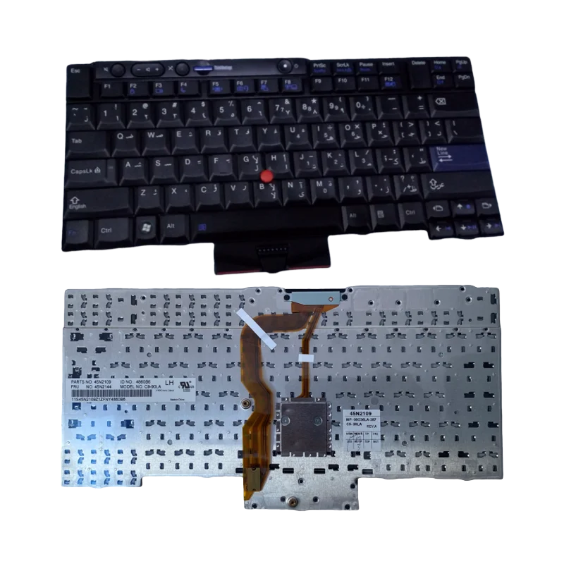 Арабская клавиатура ARA для Lenovo Thinkpad T400s T410 T420 S T510 T520 W510 W520 X220 i Tablet 45N2216 45N2076 45N2146
