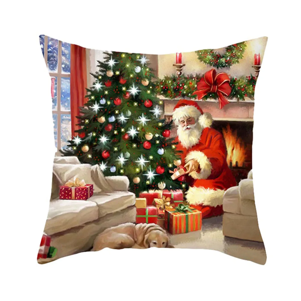 

Cushion Cover Pillowcases Winter 45cm X 45cm Autumn Cafe Decoration Founder Home Linen Office Ornament Durable