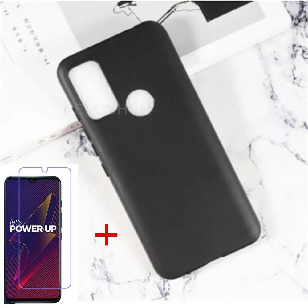 

Transparent Phone Case For Wiko Power U30 Case Silicon Back TPU Cover For Wiko Power U30 Tempered Glass Screen Protector