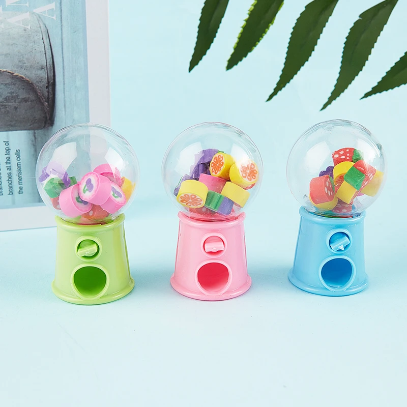 

For Students Gifts Creative Fruit Style Eraser Twist Machine Eraser Supplies