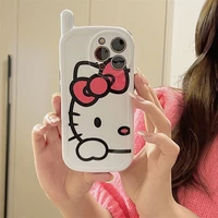 retro creative sanrio hello kitty kuromi cinnamoroll phone cases for iphone 13 12 11 pro max xr xs max x back cover