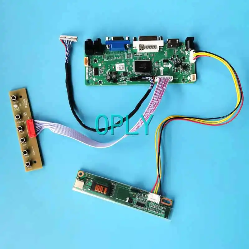 

LCD Display Controller Board Fit LTN121AT02 LTN121W1 QD12TL02 1280*800 12.1" 1-CCFL DIY Kit VGA DVI HDMI-Compatible 20 Pin LVDS