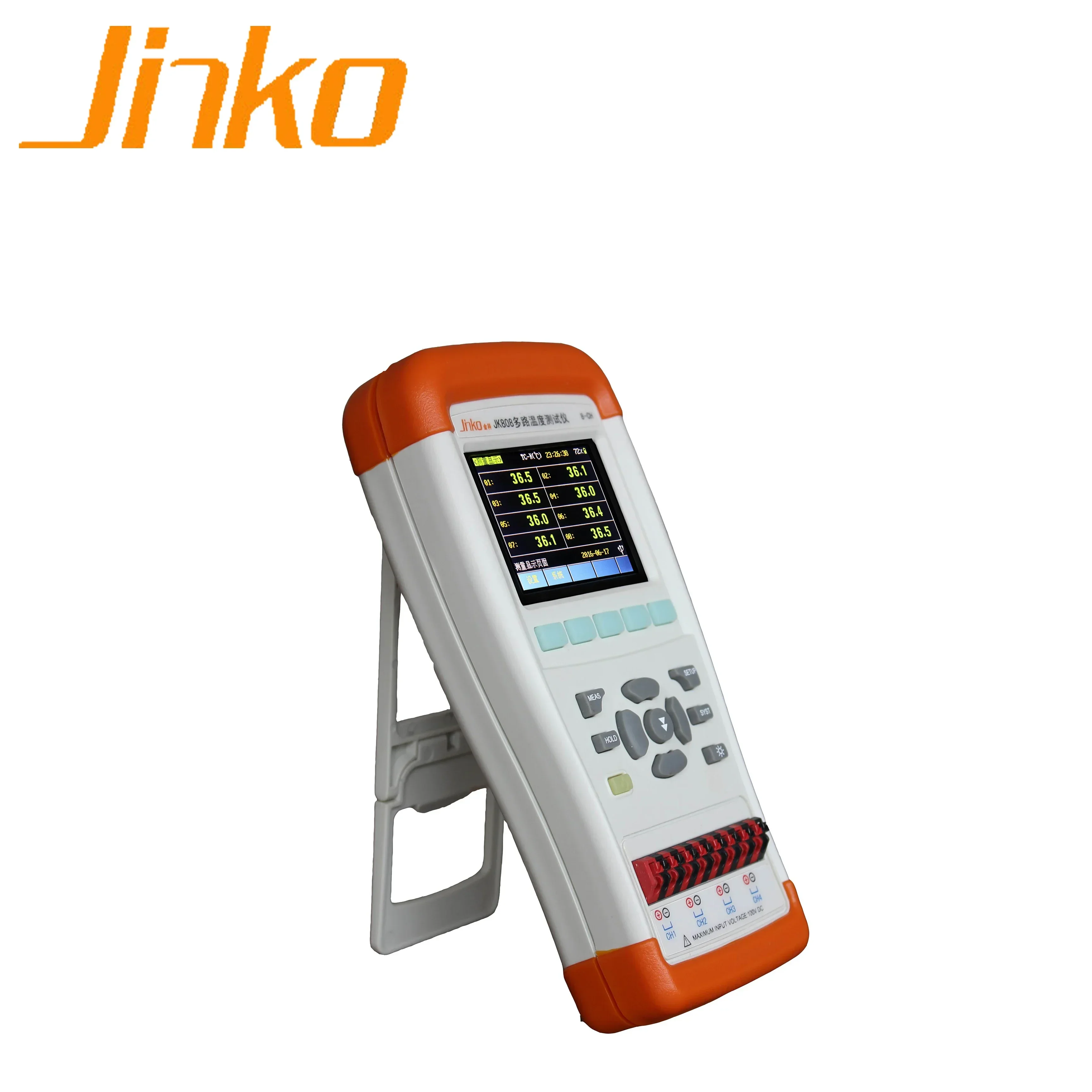 Горячие новинки 2026: Промышленный цифровой термометр Jinko JK808 с 8 каналами, многоканальный регистратор температуры (art.: 3920d8efe0c2a) - 3920d8efe0c2a