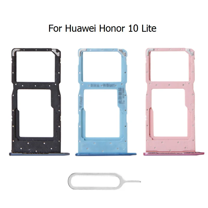 Держатель SD Micro для Huawei Honor 10 Lite лоток Sim-карты коннектор контейнер запасные части |