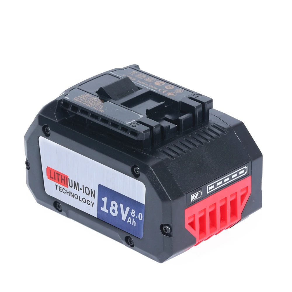 LOJOAN New 18V 8000mAh Lithium-Ion Battery Akku for Bosch 18