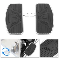motorcycle rear passenger floorboards footboard foot peg rest mount for harley sportster xl883 1200 x48 72 dyna softail 02 21
