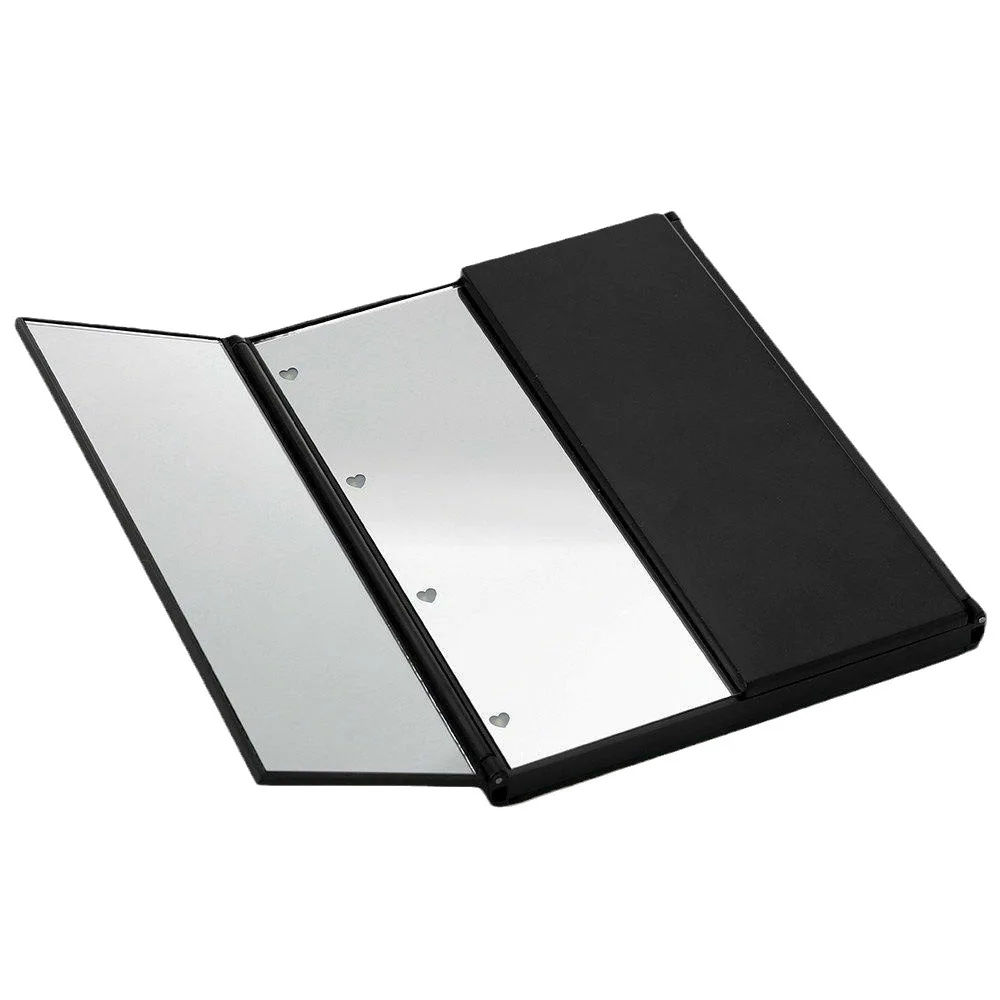 Портативное трехстороннее зеркало для макияжа с складным дизайном