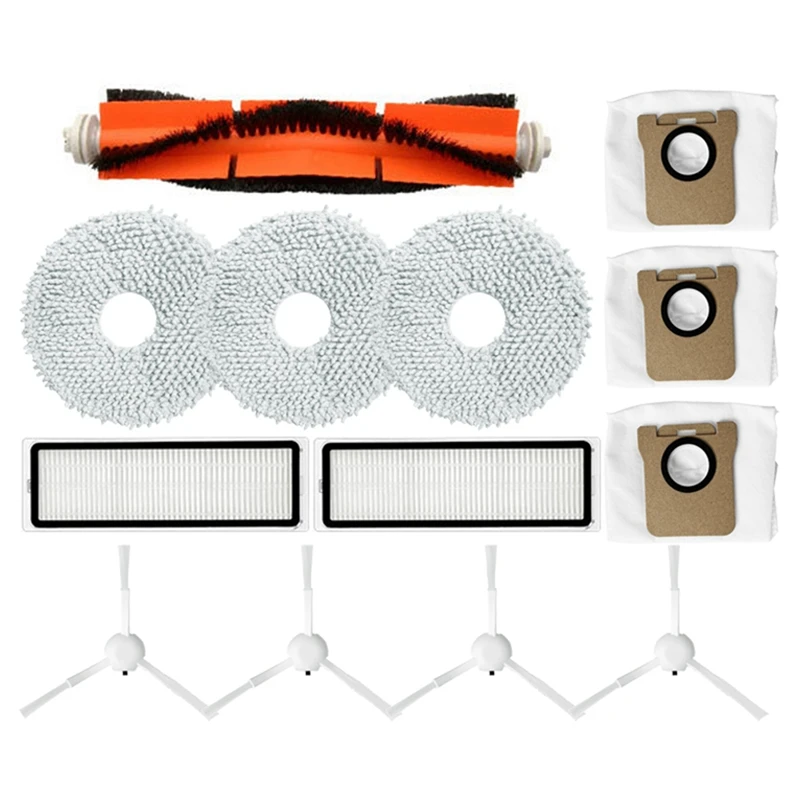 

Основная боковая щетка, Hepa фильтр, Швабра, тканевый мешок для пыли для XIAOMI B101CN, все в одном, запчасти для робота-пылесоса и швабры