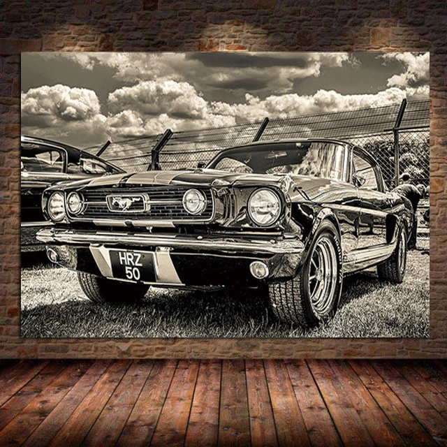 Суперспортивный автомобиль картина на холсте