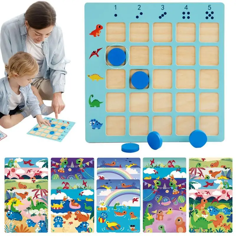 

Counting Dinosaurs Preschool Learning Activities Dino Counting Math Learning Montessori STEM Toy For Early Development