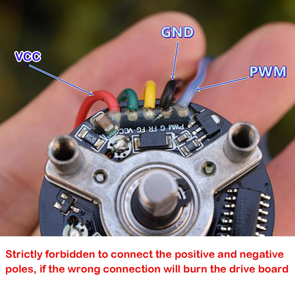 Бесщеточный микро-двигатель с приводной платой DC 6V 7 4 V 9V 3200RPM низкий уровень шума