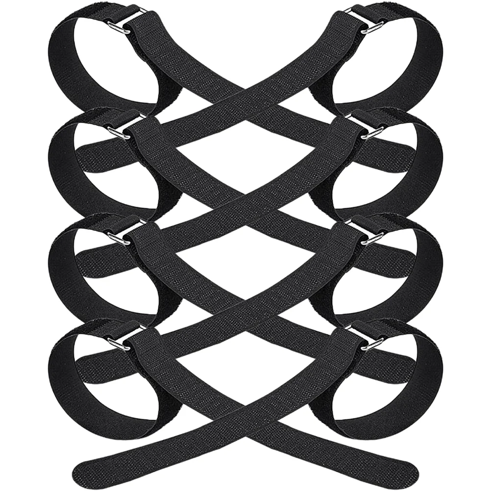 4 пары завязок для обуви тяговые шнурки ботинок эластичные противоскользящие