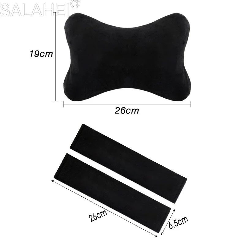 Фото Для Skoda Fabia Octavia Rapid Superb Kodiaq Scala Karoq Citigo Kamiq Roomster Enyaq Автомобильная подушка для головы и шеи, ремень безопасности, наплечник №4