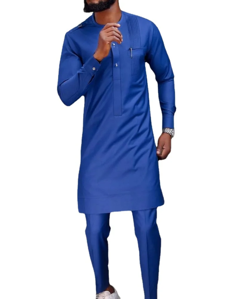 

2 pieces african dresses clothes for men set casual tracksuit blazer dashiki robe africaine fashion kanga africa clothing 2023